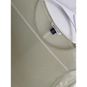 Green Sheer American Eagle Long-Sleeve Shirt